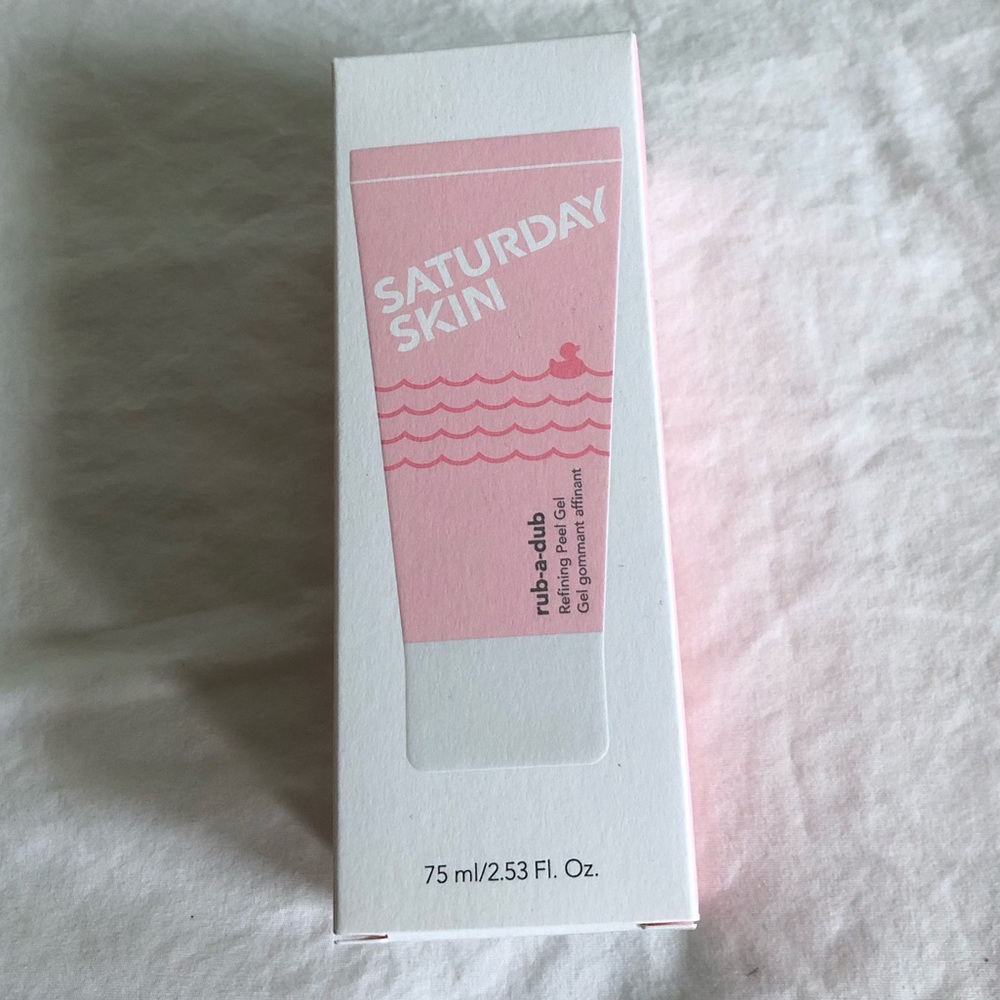 Saturday Skin rub-a-dub refining gel peel NIB